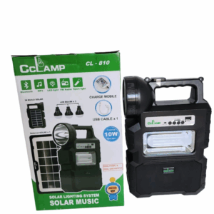 Mini solar lighting & music system